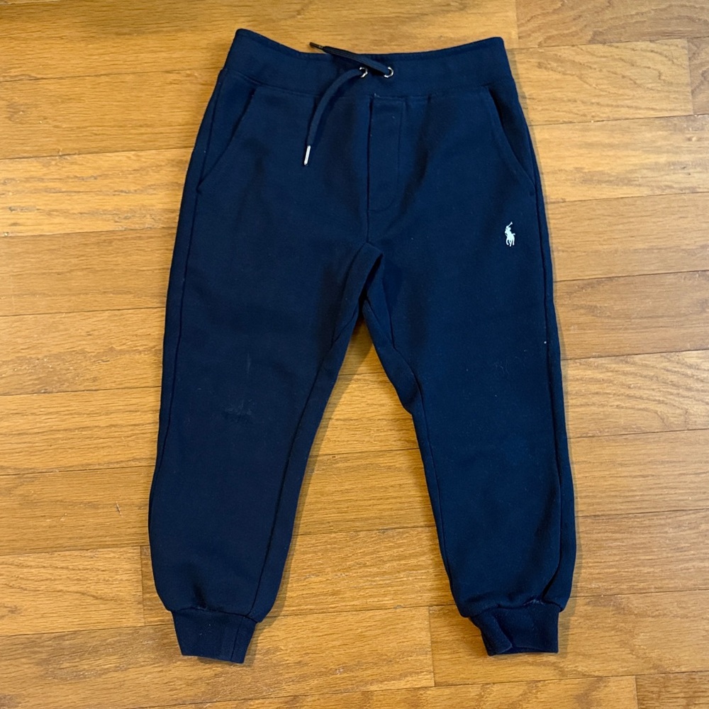 Navy Kids tech fleece Jogger Pants